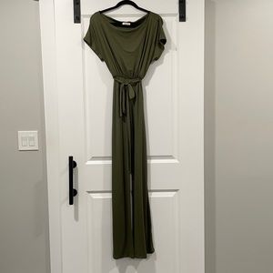 Comfy green jumpsuit